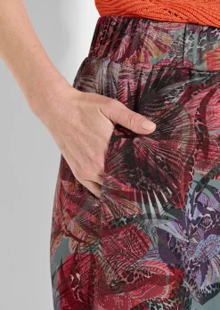 Pantalon imprimé VERA en jersey de viscose