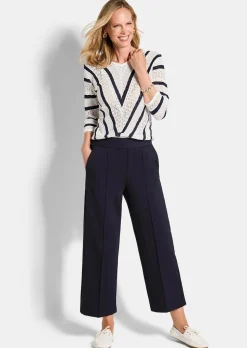 Pantalon imprimé VERA en jersey de viscose