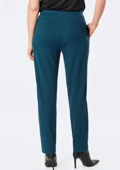 Pantalon long à taille élastique coupe conique