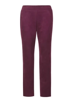 Pantalon LOUISA aspect velours de cuir