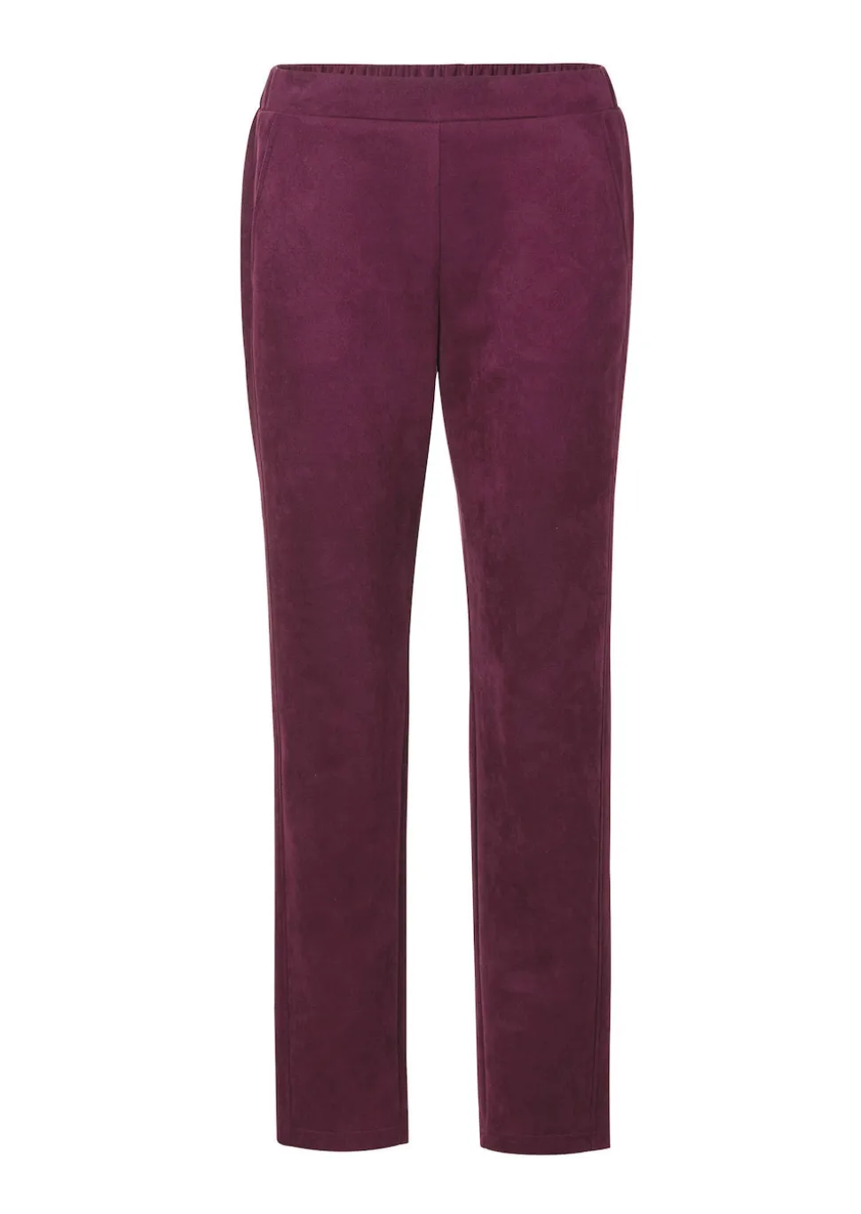 Pantalon LOUISA aspect velours de cuir