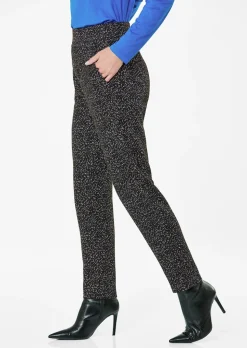 Pantalon LOUISA avec motif jacquard