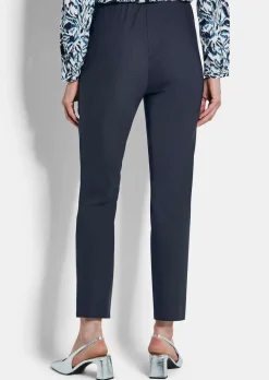Pantalon 7/8 LOUISA en bengaline, avec taille élastique