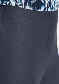 Pantalon 7/8 LOUISA en bengaline, avec taille élastique