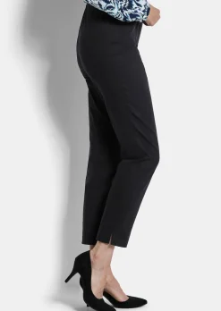 Pantalon 7/8 LOUISA en bengaline, avec taille élastique
