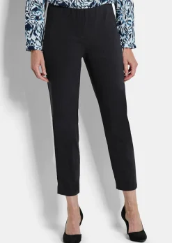 Pantalon 7/8 LOUISA en bengaline, avec taille élastique