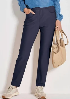 Pantalon LOUISA en tissu sergé