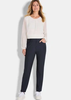Pantalon LOUISA en tissu sergé