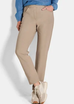 Pantalon LOUISA en tissu sergé