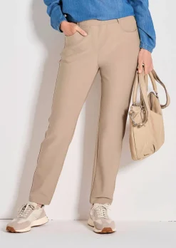 Pantalon LOUISA en tissu sergé