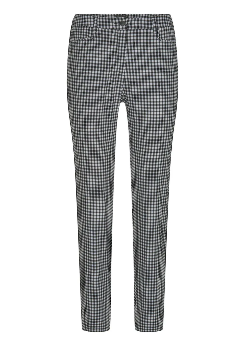 Pantalon LOUISA à motif Vichy en Seersucker