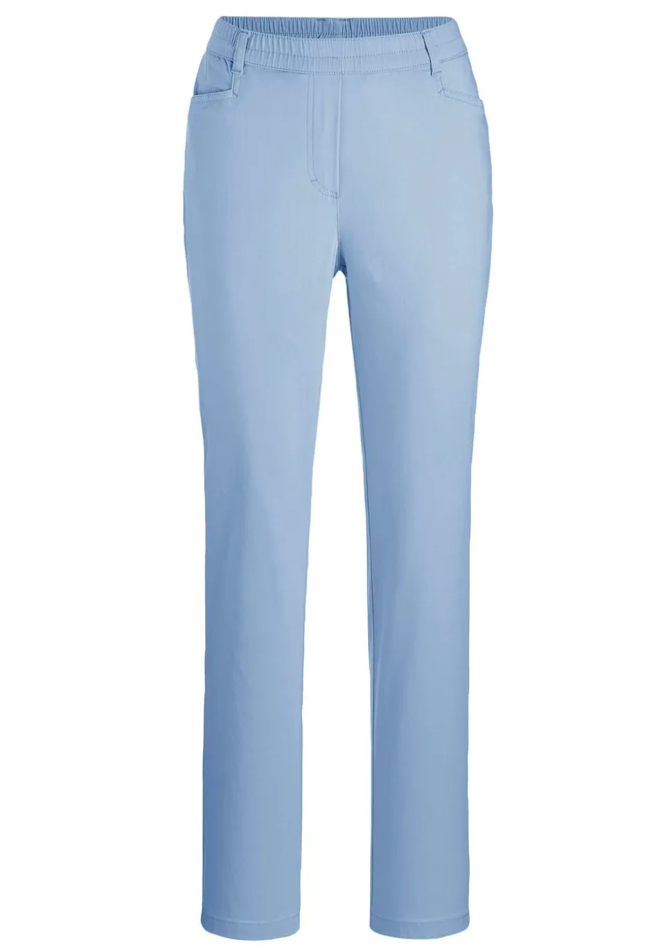 Pantalon LOUISA à taille élastique en coton satiné