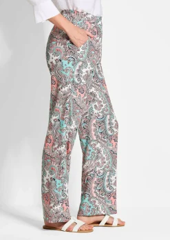 Pantalon à motif cachemire