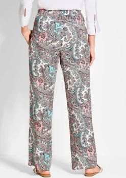 Pantalon à motif cachemire