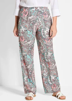 Pantalon à motif cachemire
