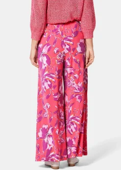 Pantalon palazzo imprimé