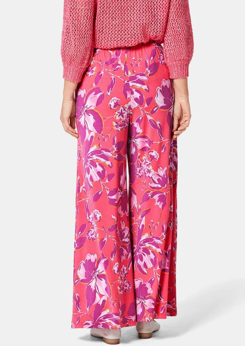 Pantalon palazzo imprimé