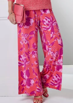 Pantalon palazzo imprimé