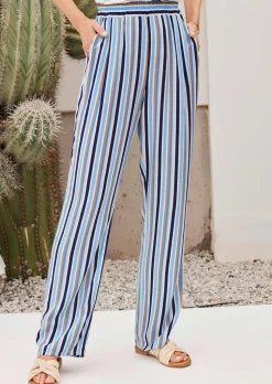 Pantalon palazzo imprimé