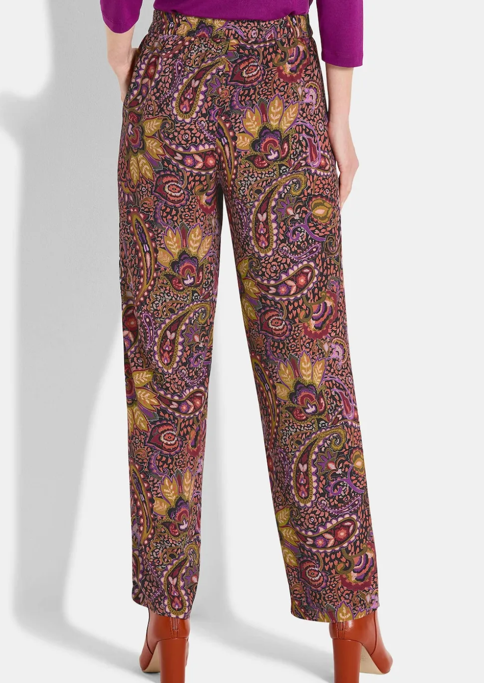 Pantalon Palazzo VERA en pure viscose