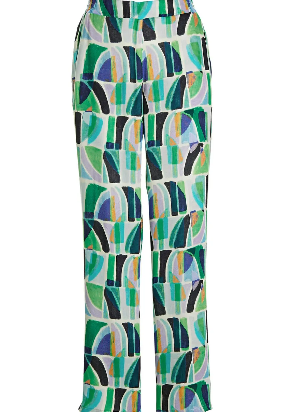 Pantalon palazzo VERA en viscose à effet climatisant