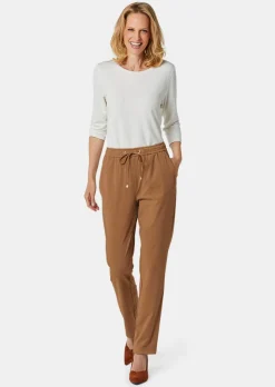 Pantalon SARA d'aspect velours