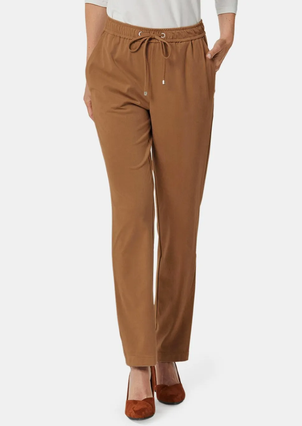 Pantalon SARA d'aspect velours