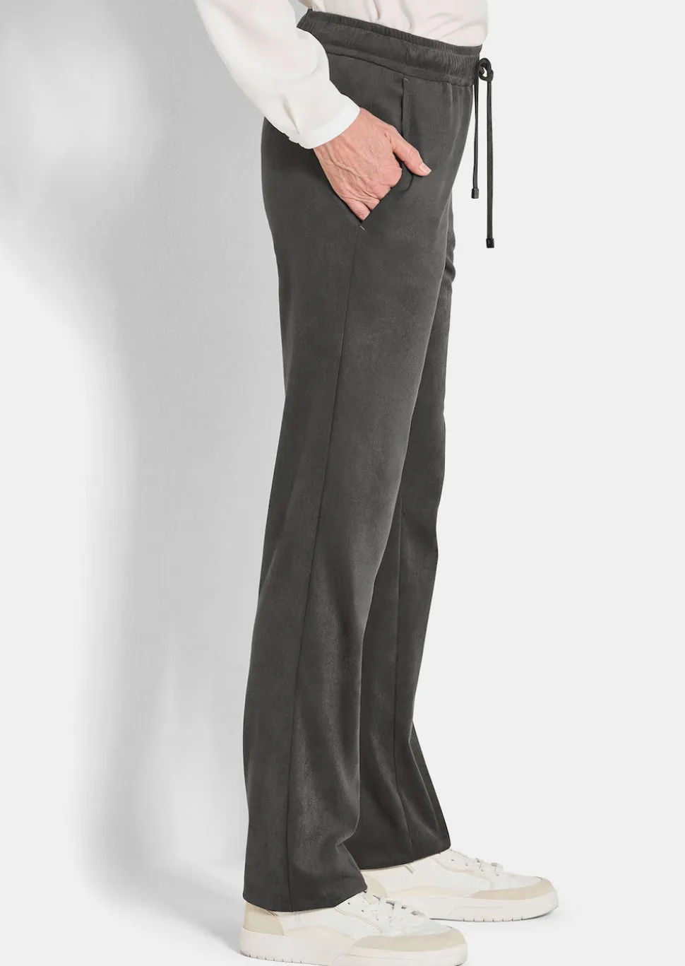 Pantalon SARA d'aspect velours
