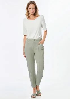 Pantalon SARA en coupe carotte, longueur 7/8