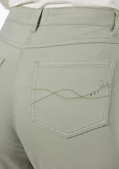 Pantalon SARA en coupe carotte, longueur 7/8