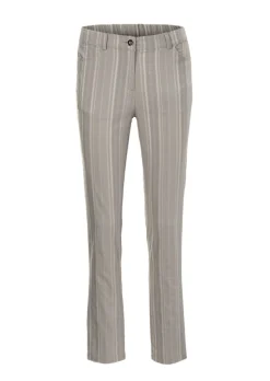 Pantalon structuré en tissu élastique