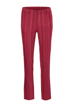 Pantalon structuré en tissu élastique