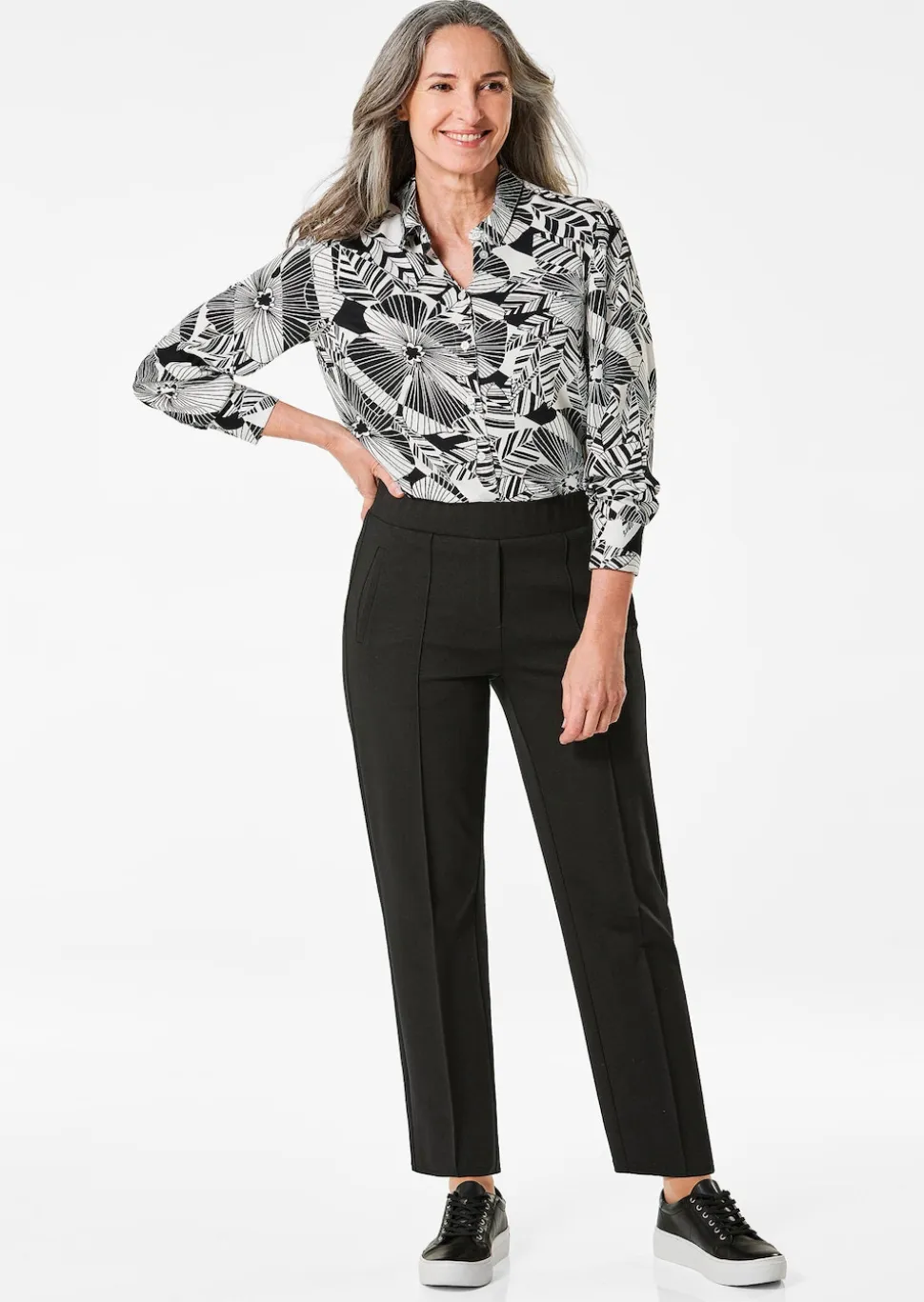 Pantalon à taille élastique