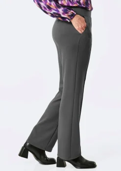 Pantalon à taille élastique avec pinces