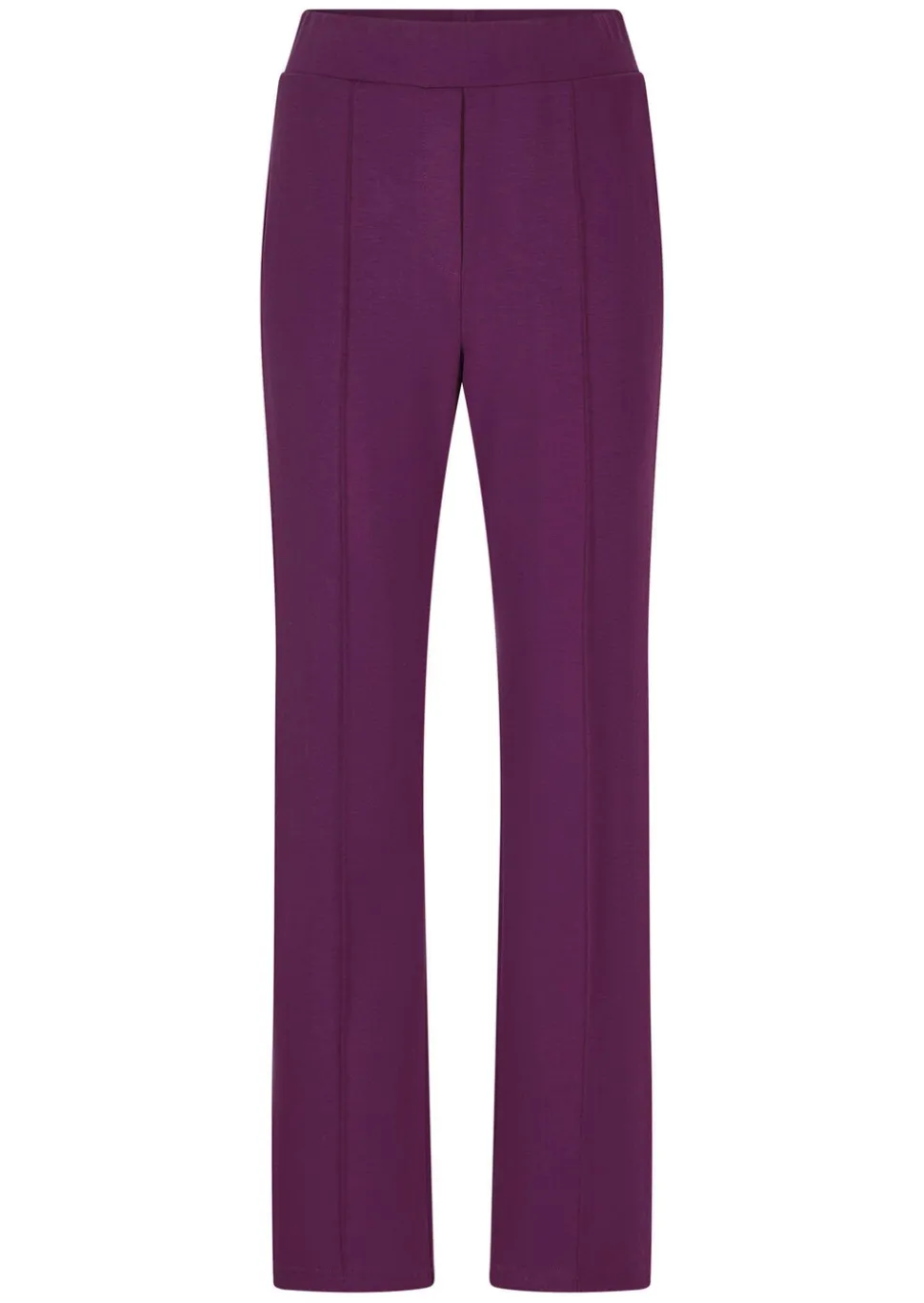 Pantalon à taille élastique avec pinces