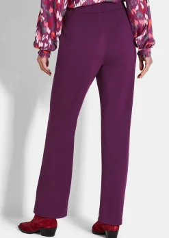 Pantalon à taille élastique avec pinces