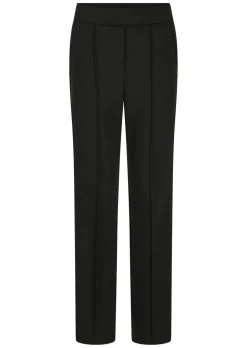 Pantalon à taille élastique avec pinces