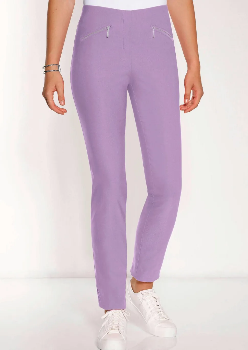 Pantalon étroit en bengaline LOUISA