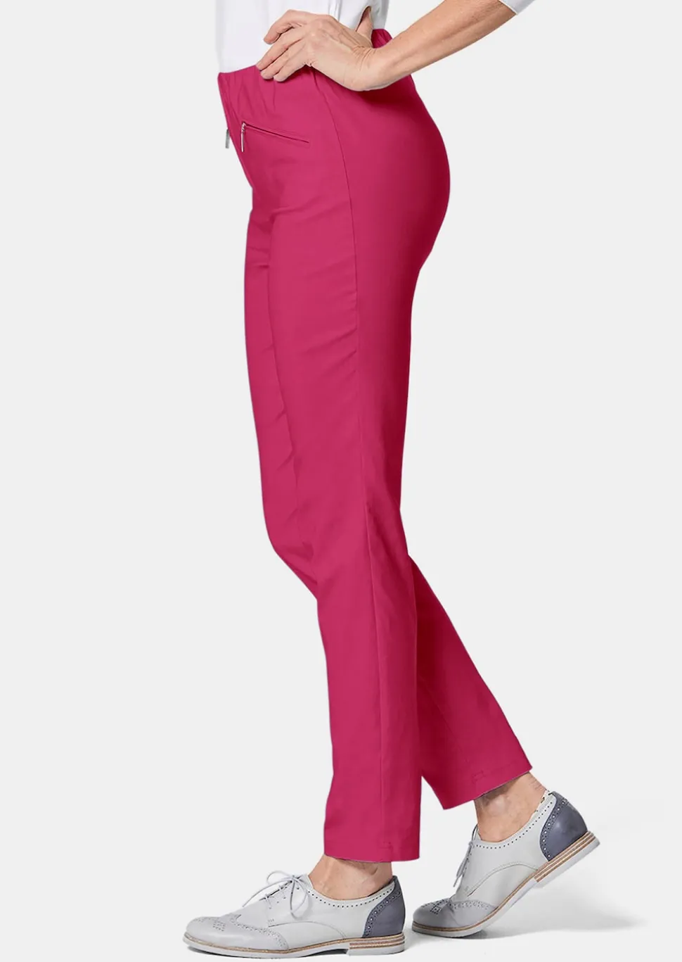 Pantalon étroit en bengaline LOUISA