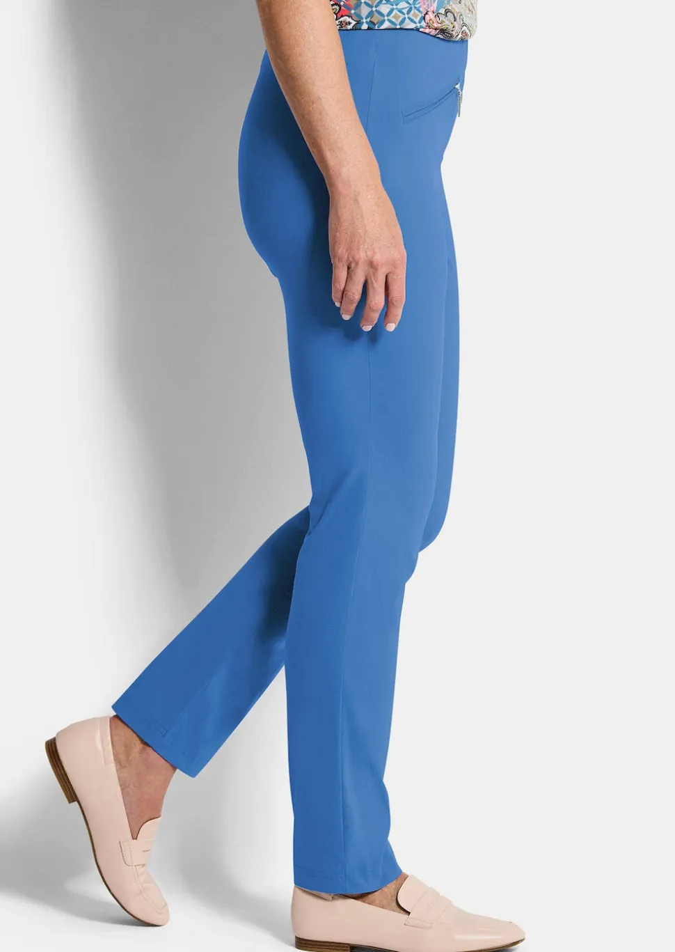 Pantalon étroit en bengaline LOUISA