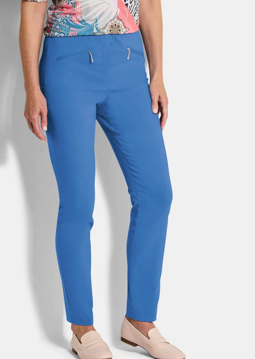 Pantalon étroit en bengaline LOUISA