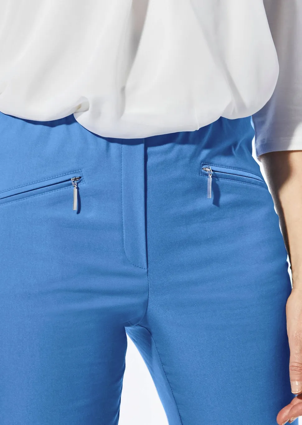 Pantalon étroit en bengaline LOUISA