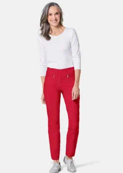 Pantalon étroit en bengaline LOUISA