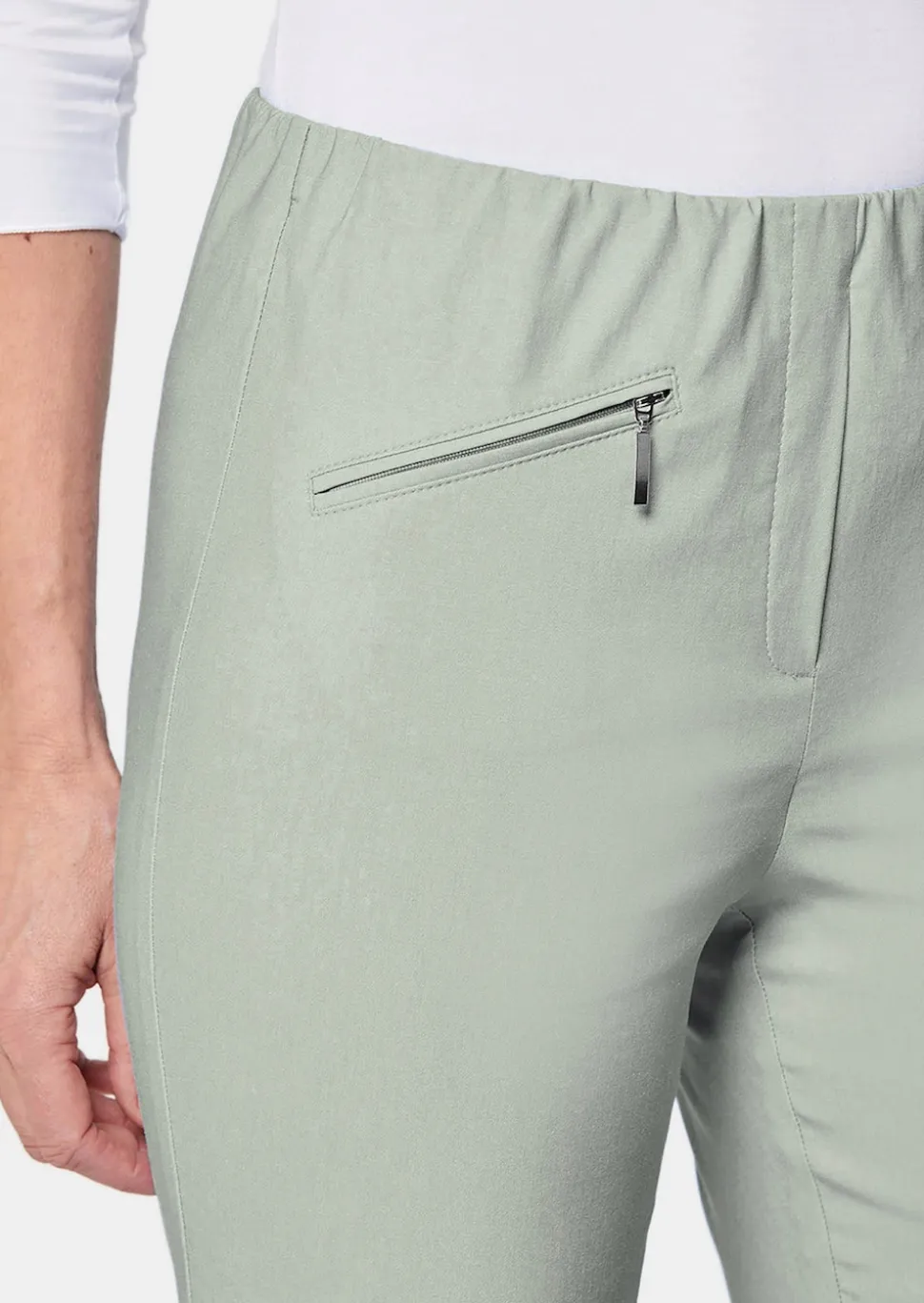 Pantalon étroit en bengaline LOUISA