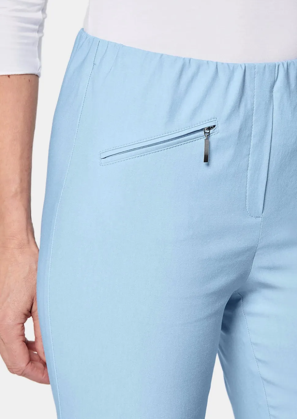 Pantalon étroit en bengaline LOUISA