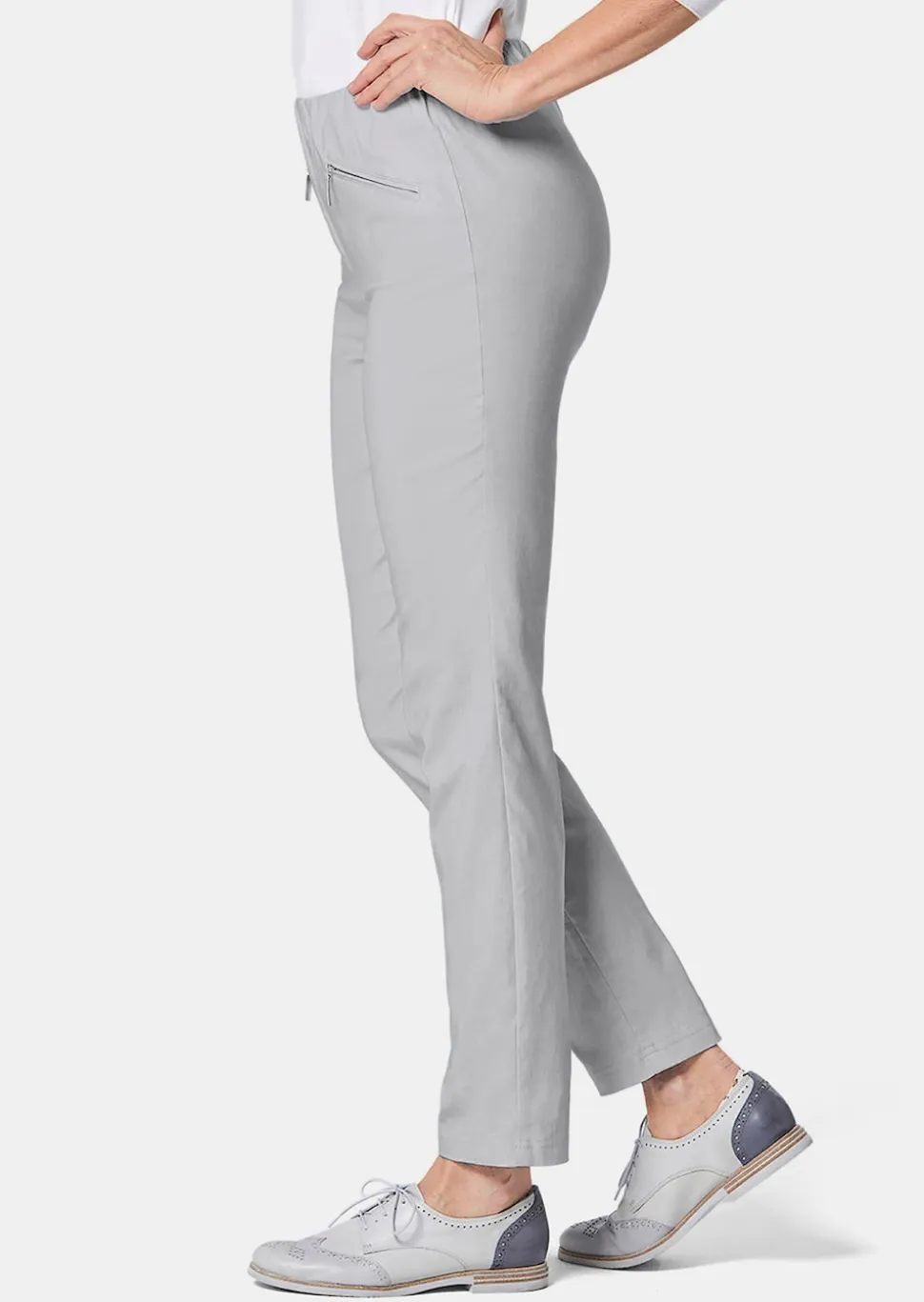 Pantalon étroit en bengaline LOUISA