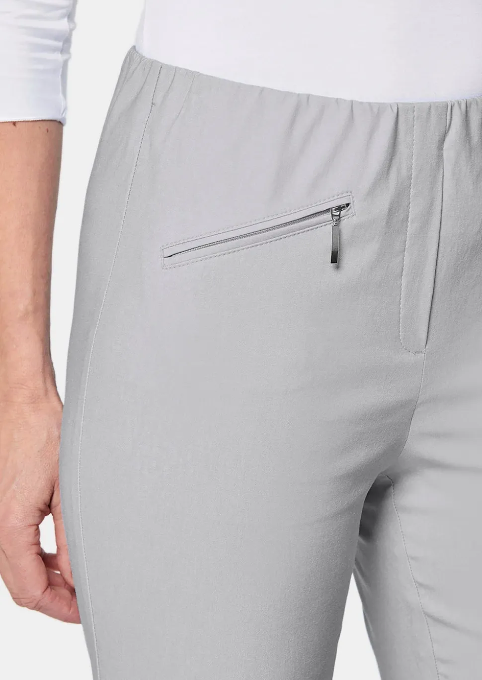 Pantalon étroit en bengaline LOUISA