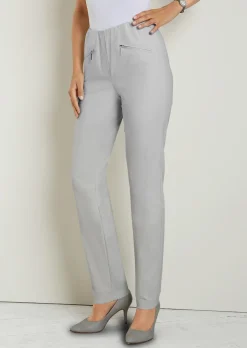 Pantalon étroit en bengaline LOUISA