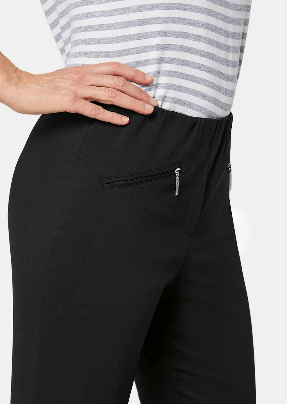 Pantalon étroit en bengaline LOUISA