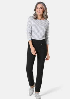 Pantalon étroit en bengaline LOUISA